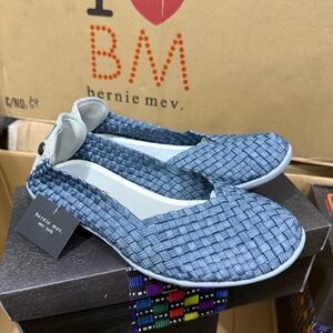 Bernie Mev Catwalk Light Jeans Woven Flats US 9 EU 40